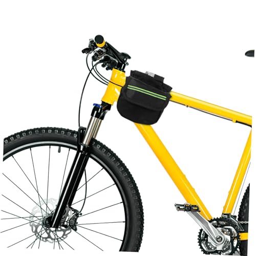 Gadpiparty 三合一軽量自転車バッグ 防水トップチューブフレーム収納 大容量反射ストライプ付き ロードバイク ハンドルバーケース 通勤通学対