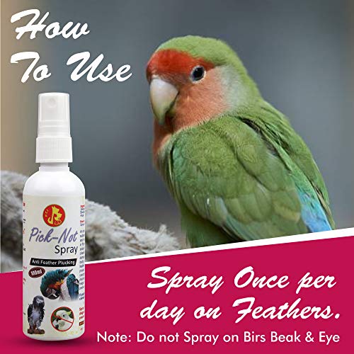 Image of Pet Care International (PCI) Pick-Not Spray || Anti Feather Plucking || Stop Birds Plucks Feathers || 100ml