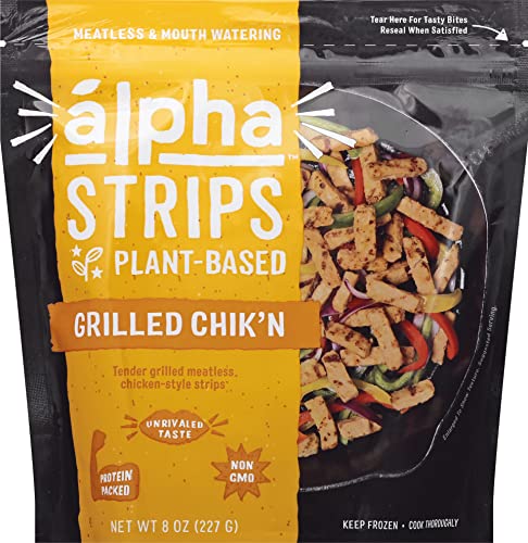Alpha Foods Pouch Chik'n Strips Alt, 8 oz