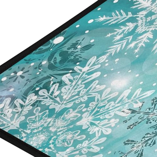 Alfombras de cocina de Navidad para proteger tu suelo con una suave decoración navideña 5