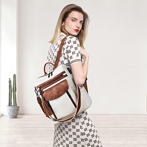 Image of Shrrie Backpack Purse for Women Fashion Leather Backpack Purse Designer Travel Backpack Shoulder Bag