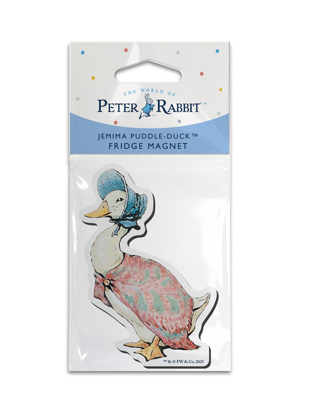 Beatrix Potter Peter Rabbit - Shaped Fridge Magnet (Jemima Puddle-Duck)