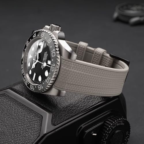 Image of Silicone Rubber Bands for Omega X Swatch Moonswatch Watch Strap 20mm Curved End Weave Style Premium Silicone Rubber Replacement Strap Women Men,for Omega Swatch Moonswatch Speedmaster