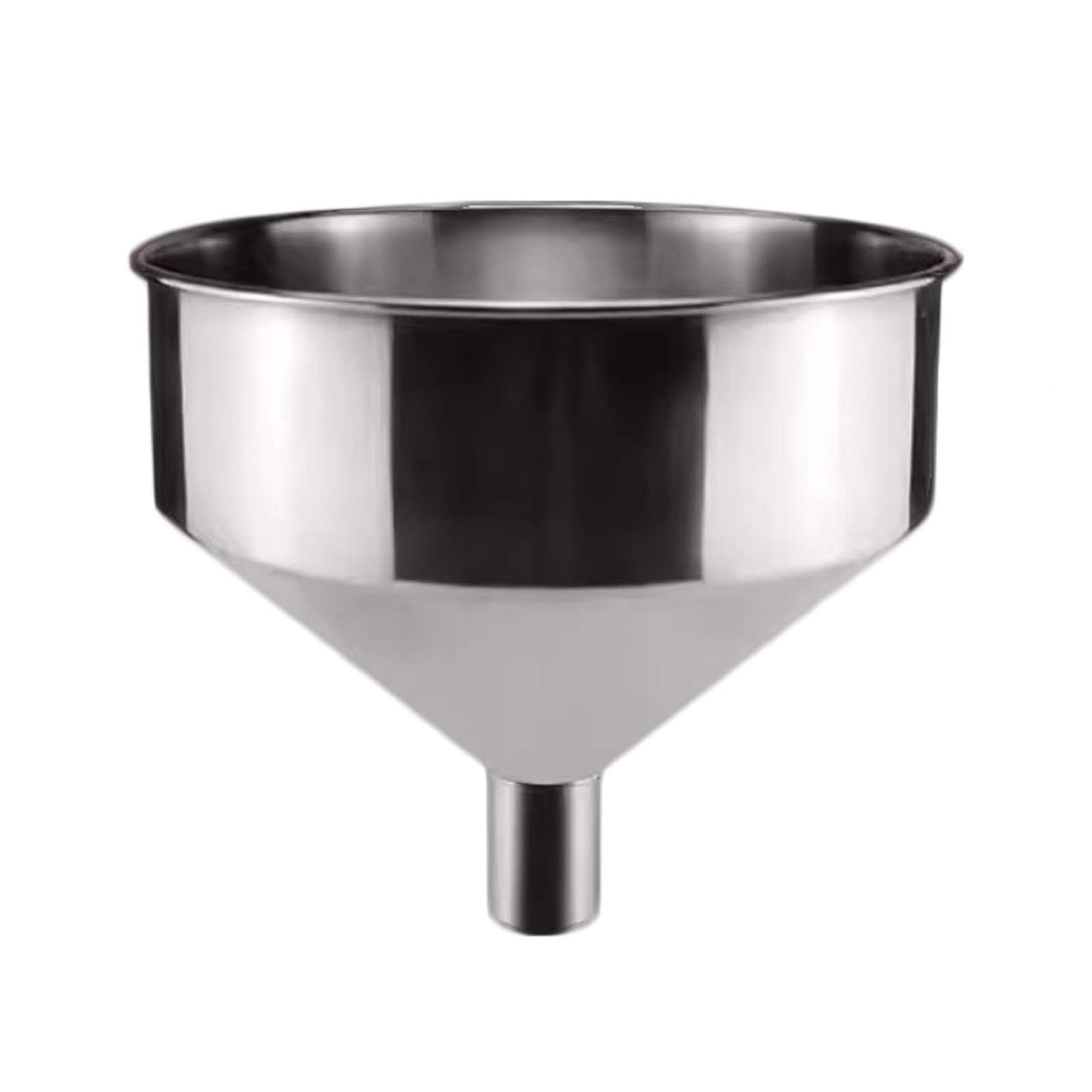Embudo de metal Embudo de acero inoxidable con filtro Aceite doméstico Extra para llenar botellas, líquidos, aceites, polvo, frijoles, mermelada industrial