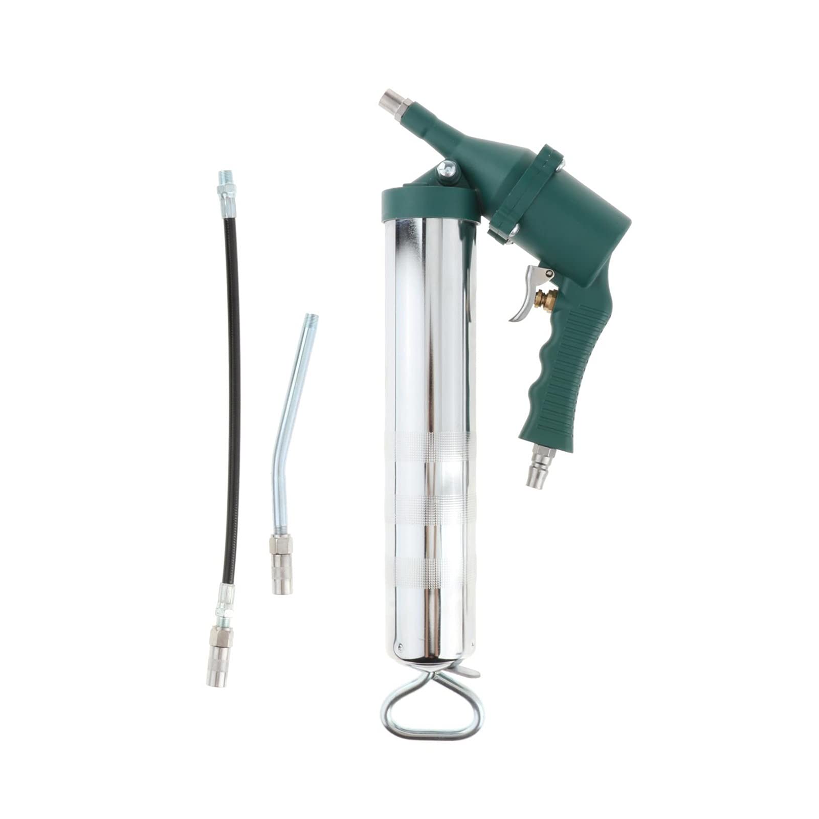 Pistola de engrase Máquina de Grasa de Aire, Cartucho de Grasa de 14 oz con Herramienta de Garaje de mangueras 240 0PSI-6000PSI Fácil Almacenamiento y Transporte.
