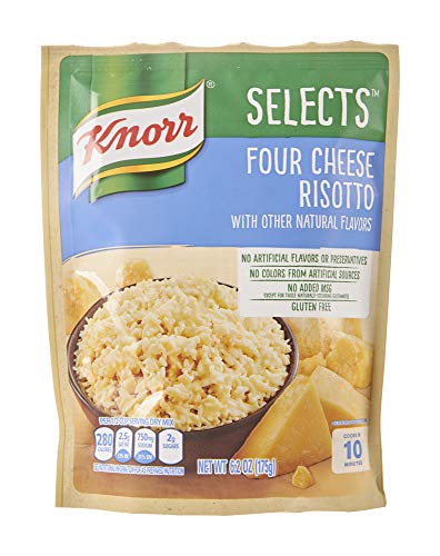 Knorr Selects Rice Side Dish For a Tasty Quick Meal Four Cheese Risotto Gluten Free 6.2 oz
