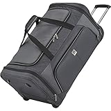 reisetaschen mit rollen samsonite reißfestes Polyester NONSTOP Trolley Travelbag, Antracite, 382601-04