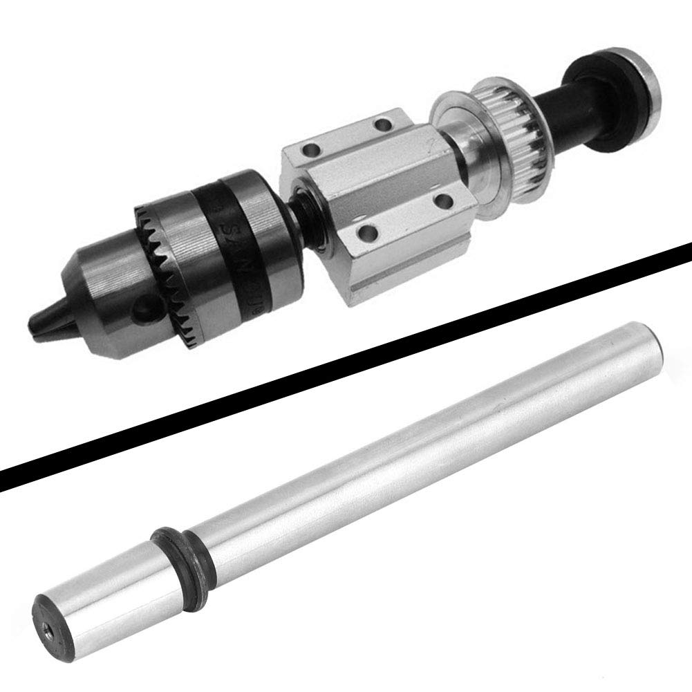 Uchwyt Wiertarski Arbor, B10 B12 B16 ze Stali Węglowej Stożek Morse'a Uchwyt Wiertarski Arbor Adapter,(B12), Uchwyty wiertarskie/klucze uchwytów