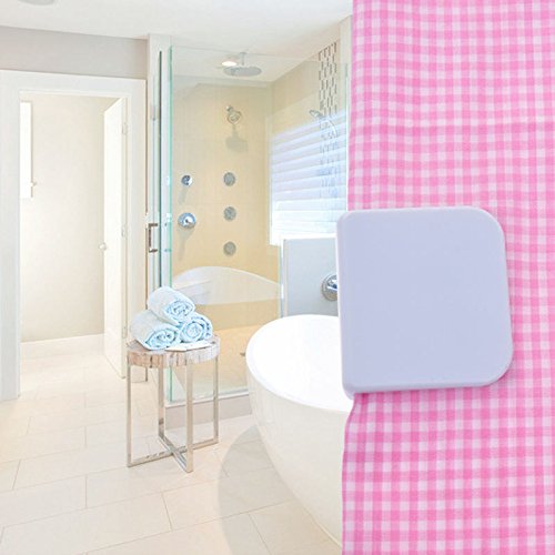 Bestomz 4pcs tenda ganci autoadesivi doccia