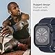Spigen Rugged Armor Pro Hülle mit Armband Kompatibel mit Apple Watch Serie 9/8/7(45mm) 6/5/SE(44mm) - Charcoal Gray