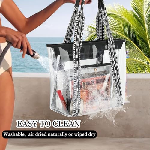Bolso Tote Transparente Fammart 12x6x12 con Cierre miniatura 2