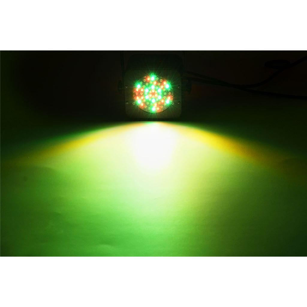 QTX Sl36 Effetto luce PAR LED DMX con microfono interno per pub bar negozi feste disco