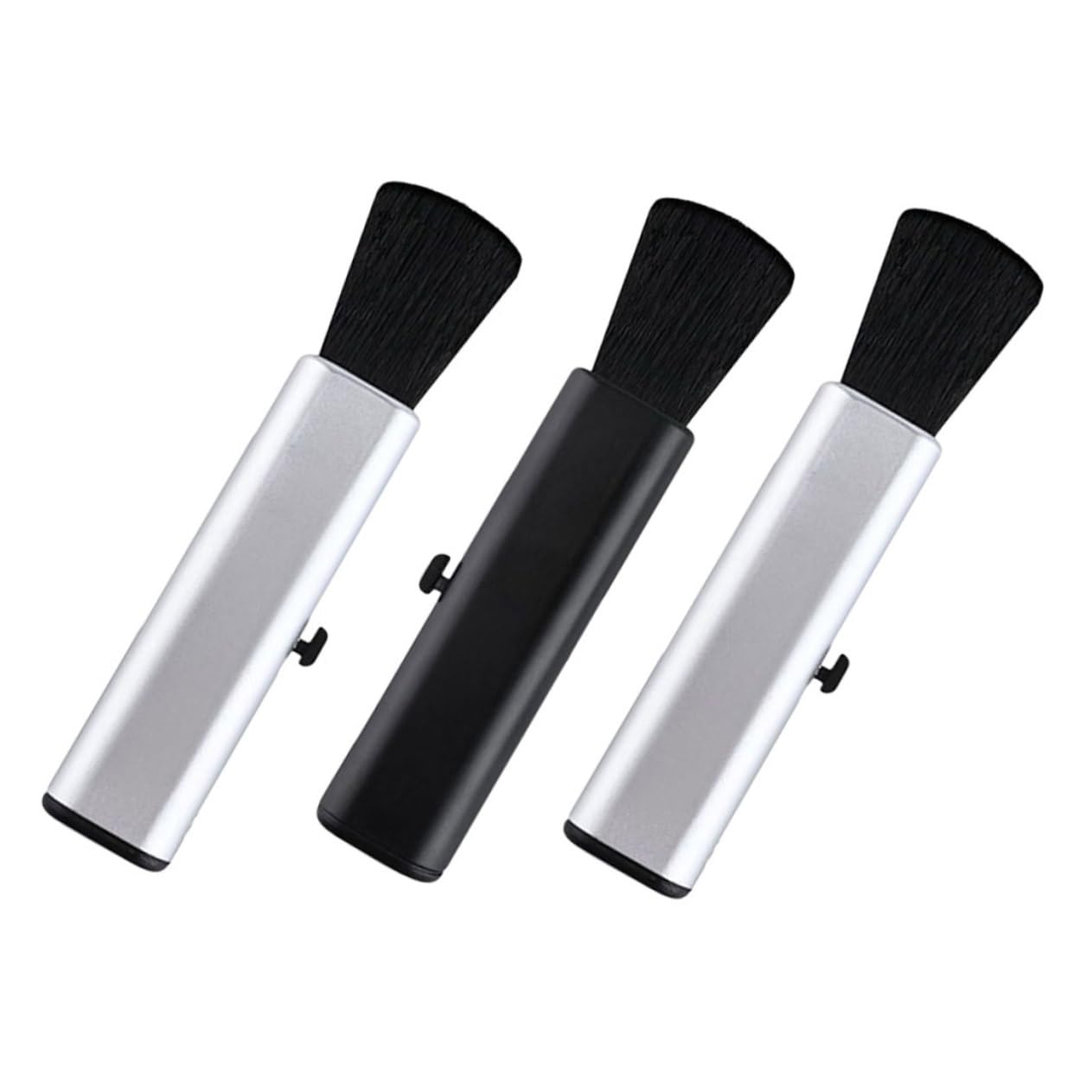 Toddmomy Guitar Cleaning Tools 3pcs Wool Bristle Brush Telescopic Foldable for Piano Guzheng