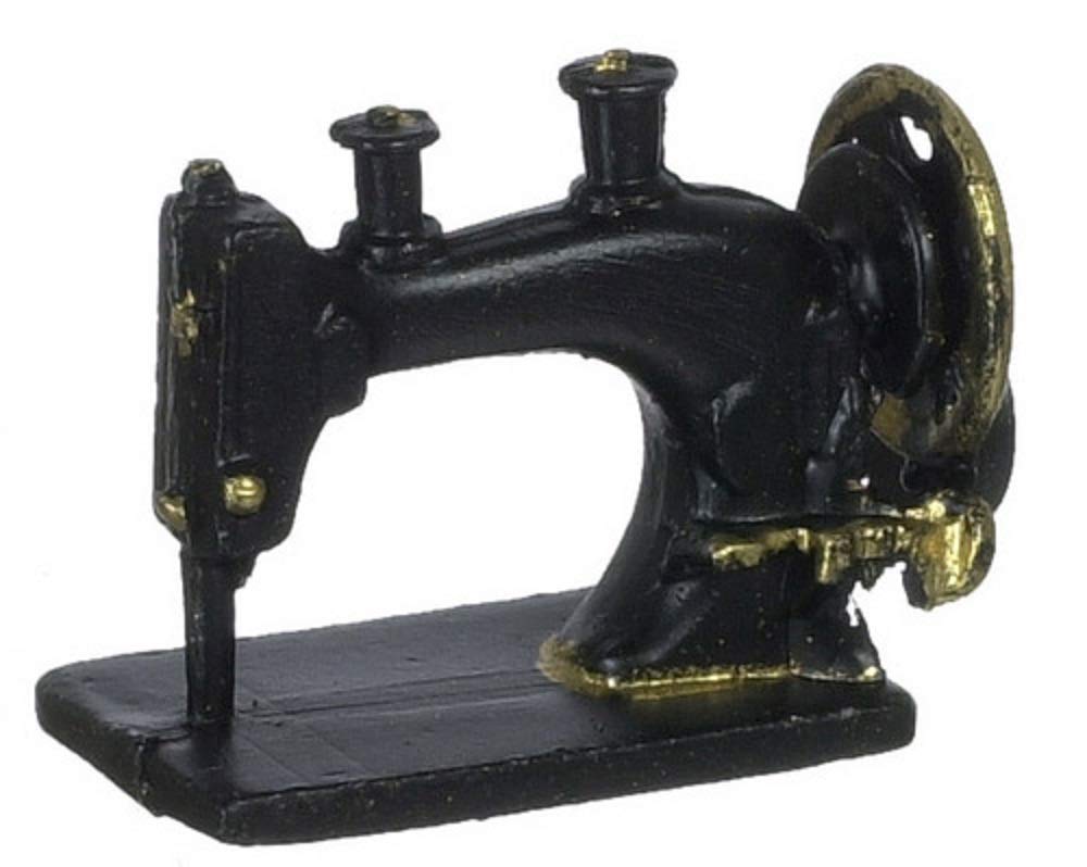 Melody Jane Dolls Houses Accessory Miniature Sewing Machine Black 61