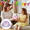 XIABYAYU Handtasche für Mädchen - Kaninchen-Design-Umhängetasche zum Geburtstag und Ostern #4
