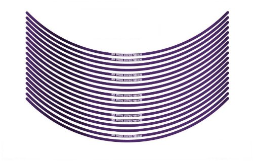 エムディーエフ リムストライプ ミラータイプ ミラーバイオレット 4mm幅 17インチ RIM-4M-MV-17