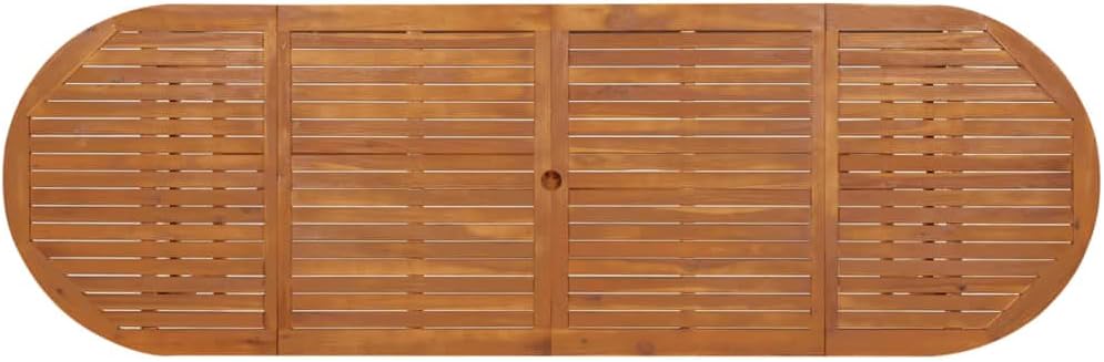 Patio Dining Table,Outdoor Patio Table, Garden Table, Outdoor Patio Furniture,Balcony Table,Farmhouse Rustic Table,for Deck,Lawn,Garden,Backyard, 110.2"x35.4"x29.5" Solid Acacia Wood