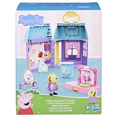 Peppa Pig Peppa’s Dance Party Playset with House, 2 Figures, 6 Accessories, Preschool Toys for Girls and Boys, Kids Gifts, Ages 3+ (Amazon Exclusive) - image 2