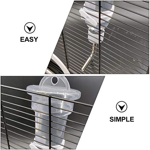 Balacoo 1 Conjunto de Hamster Pino de Disparo Automático Waterer Waterer Garrafa De Nenhum Gotejamen