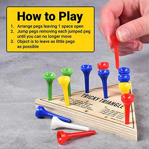U.S. Toy Tricky Triangle Game - Travel Games, Assorted, MU845 - Image 3