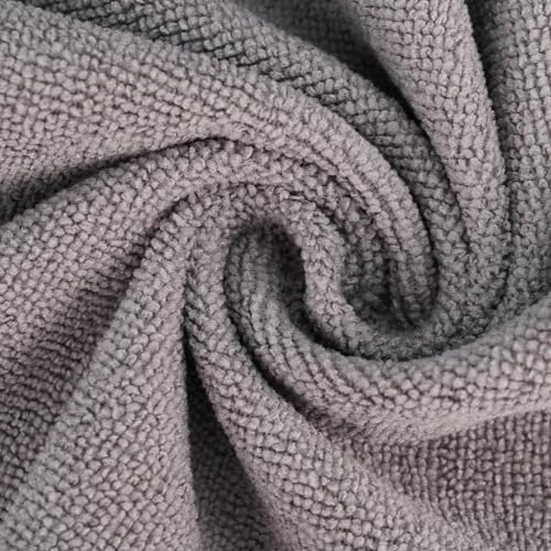 Image of Roseate Microfiber Cleaining Cloth Roll (25x25 cm / 20 Towels) Resuable Tear Away Kitchen Cleaning & Washable Towels for Kitchen, Home, Car, Utensils (Grey 1 Roll)