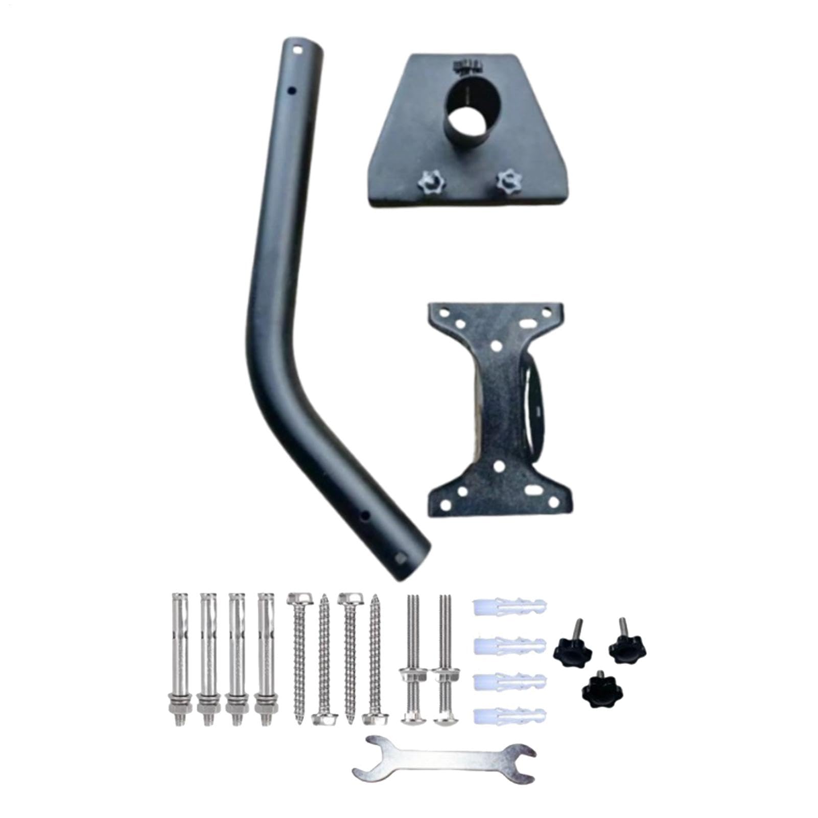 Poste Montaje Para Antena Exterior Gran Capacidad De Carga Estable | Exterior Soporte De Fijación Reforzado Antióxido Antiintemperie Universal Robusto Para Tejado Del Hogar