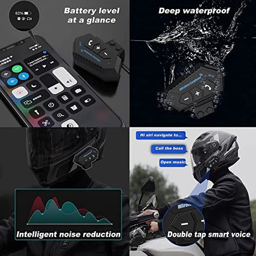 Bluetooth Motorcycle Helmet,Motocross Flip Up Front Helmet Dual Anti-Fog Visors Modular Helmet Dot Approved Adult Men Women Full Face Helmet For Street Bike Racing Crash Helmet 1,Xl #TOP6