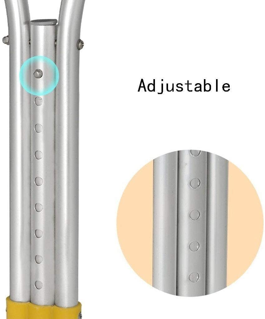 Kule dla dorosłych Kule pod pachami z możliwością regulacji Lekka, regulowana pacha Kule pod pachami, aluminiowe laski ułatwiające poruszanie się Średnie laski do użytku codziennego lub w szpitalu