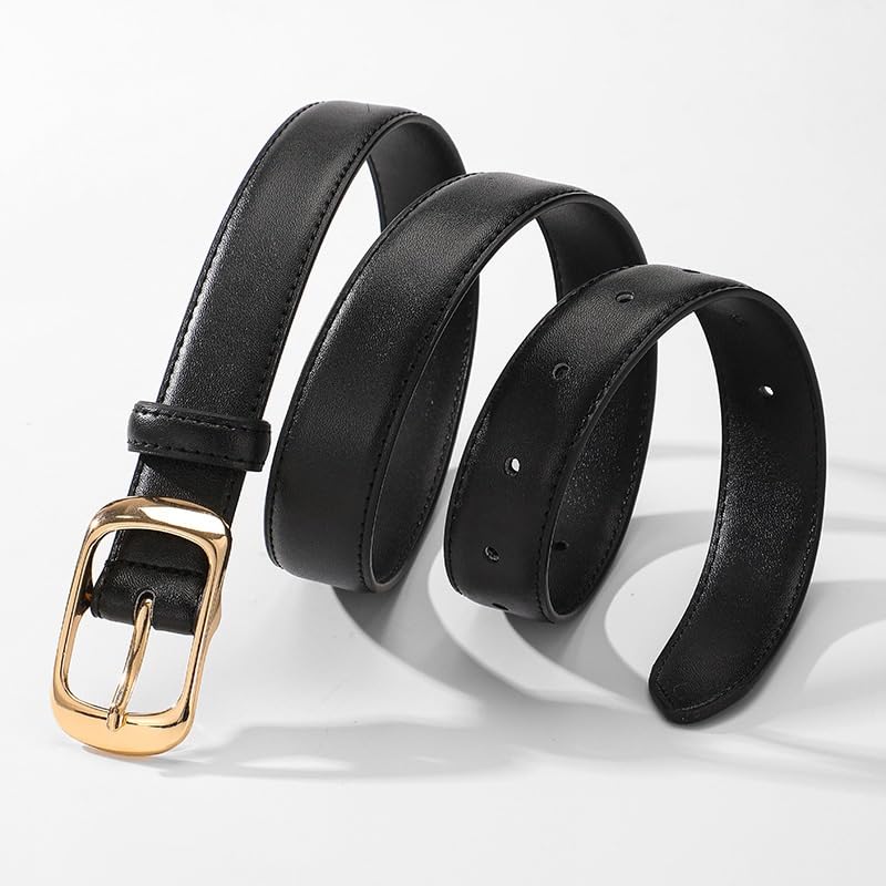 Leather Extended Thin Belt Women's Decoration Knot Versatile Waist Belt4