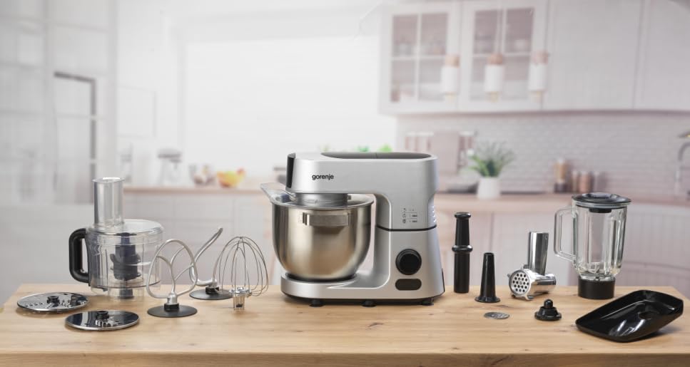 Wielofunkcyjny robot kuchenny, 1500 W, 7 l, 12 prędkości, z 3 akcesoriami Gorenje MMC1500SCX