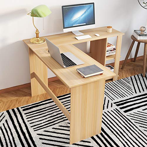 Buy L Shaped Desk, L Shaped Computer Desk Office Desk, 51+51 inch L