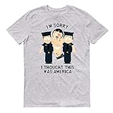 South Park Randy I Thought This was America Short Sleeve T-Shirt - Grey - Large