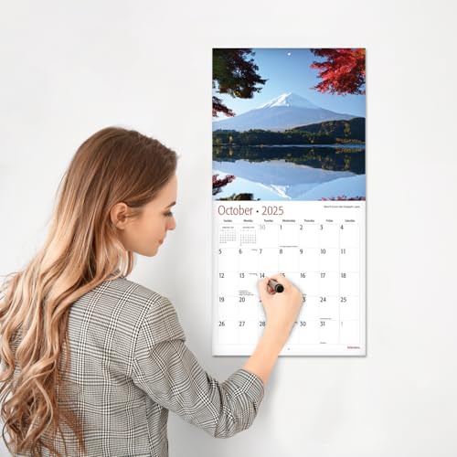 Image of RED EMBER Reflections 2025 Wall Calendar 12 Month | 12 inch x 24 inch Open | Thick & Sturdy Paper | Giftable | Nature Calendar 2025