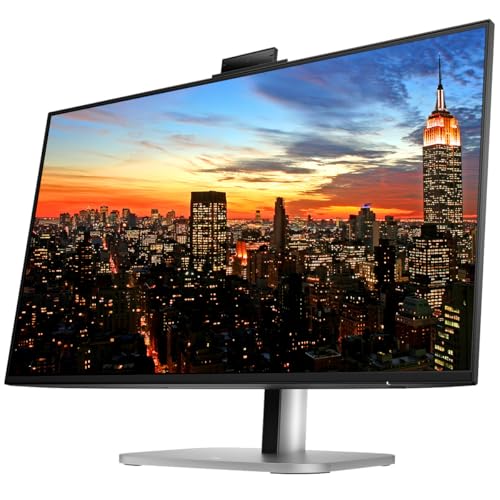 Image of HP Series 5 Pro 24-inch 524pm & 524pf FHD 1080P Conferencing Monitor, 2-Pack - Webcam, Mic, Speaker, DisplayPort, USB Hub Bundled with Desk Mount Dual Monitor Stand & USB-C Multiport G5 Dock