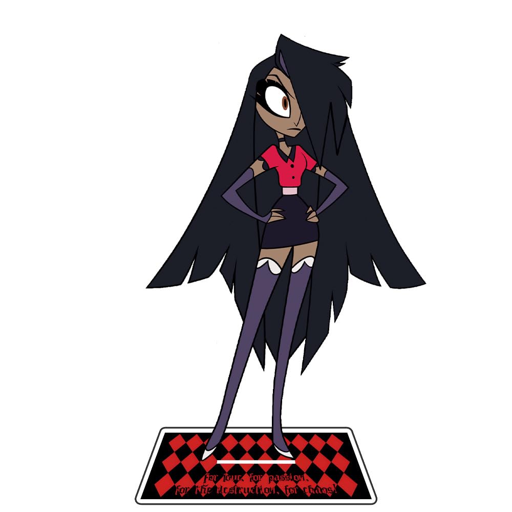 Zhongkaihua Hazbin Hotel Charlie Morningstar Lucifer Morningstar Acrylic Stand Figure 15CM Home Display Desktop Standing Plaque Ornament