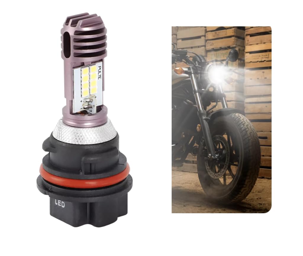 Amazon | ホンダ 12V バイク LED ヘッドライト Hi/Lo 切替式 ホワイト 