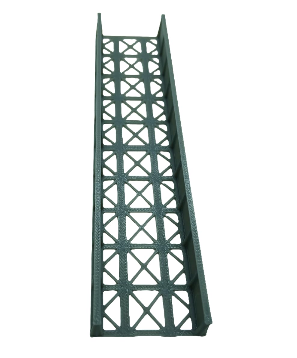 Long N Gauge Single Track Bridge Girder Model Railway Track Bridge Sides & Deck, Grey - Image 3