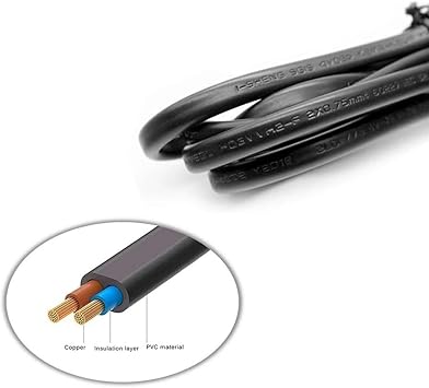 3 Meter Tape Lightning Plug C7 Power Power Cable 3m 2x0.75 Energy Cable 2 Pin Power Cord