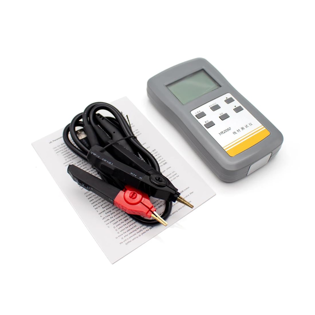Toplionace YR2050 Milliohmmètre Haute Précision, Testeur de Micro-Résistance 4 Fils