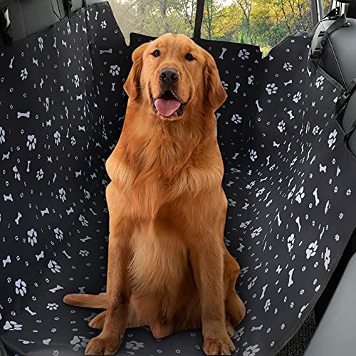 Dog Car Seat, Dog Carrier, Dog Car Seat Protector, Car Seat Cover, Waterproof, Wear-Resistant, Suitable for Large/Medium-Sized Dog/Dog Pet Products (Black - Paw Print) Dog Car Seat, Dog Carrier, Dog Car Seat Protector, Car Seat Cover, Waterproof, Wear-Resistant, Suitable for Large/Medium-Sized Dog/Dog Pet Products (Black - Paw Print)