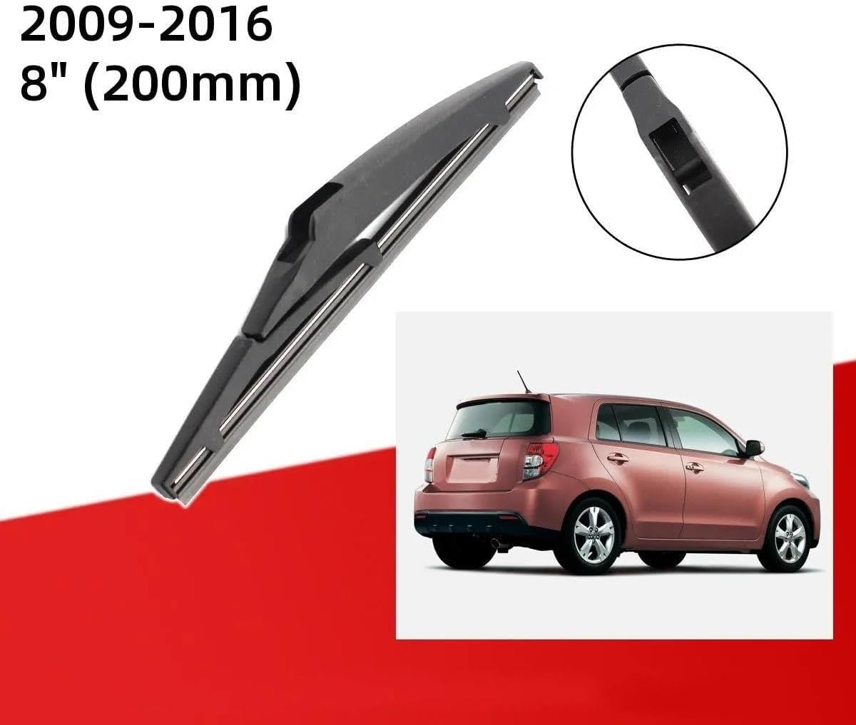 parabrezza tergicristalli Per T&oyota Per Urban Per Cruiser Ist XP110 2009-2016 Spazzole Tergicristallo Anteriori Posteriori Spazzole J Gancio Spazzole Tergicristallo Auto