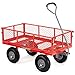 Gorilla Carts GOR800-COM Steel Utility Cart with Removable Sides, 800-lbs. Capacity, Red