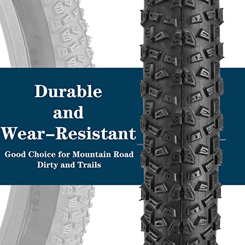 SIMEIQI 29\"x2.125\" Inch Bike Tire Replacement for Mountain Foldable Bicycle Tire for Jungle Street (29X2.125 One Pack) - Thumbnail 3