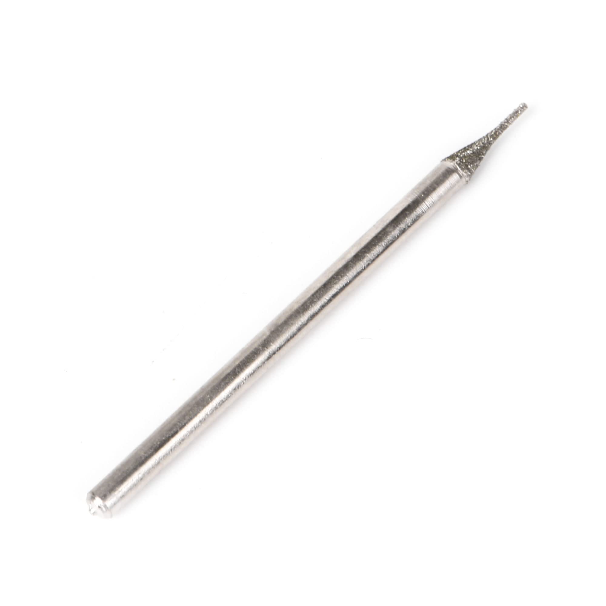 Diamant-Frässtifte, 0,5 mm, silberfarben, 200 Stück