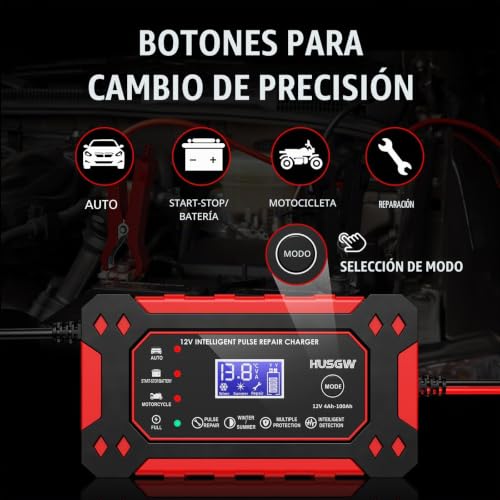 Cargador de baterías 12 y 24 voltios 11 Imagen adicional