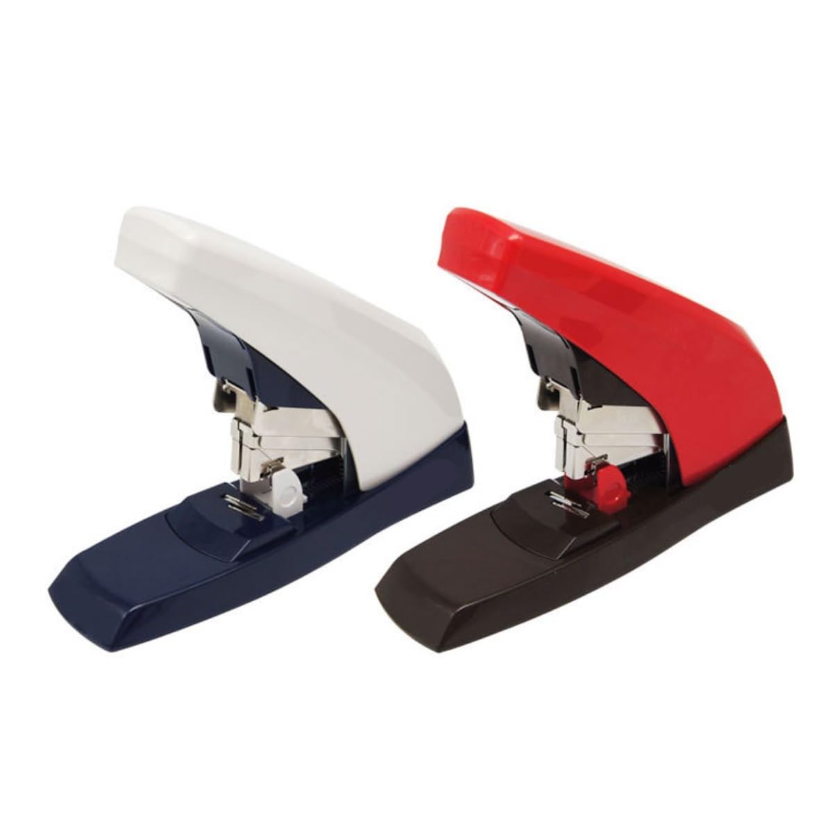 Cucitrice da Scrivania Cucitrice Meccanica Compatta A Bocca Piatta for Lavori Pesanti, Cucitrice A Piede Piatto, Cucitrice Ad Ago Piatto Addensato Spillatrici per Ufficio(Rot)