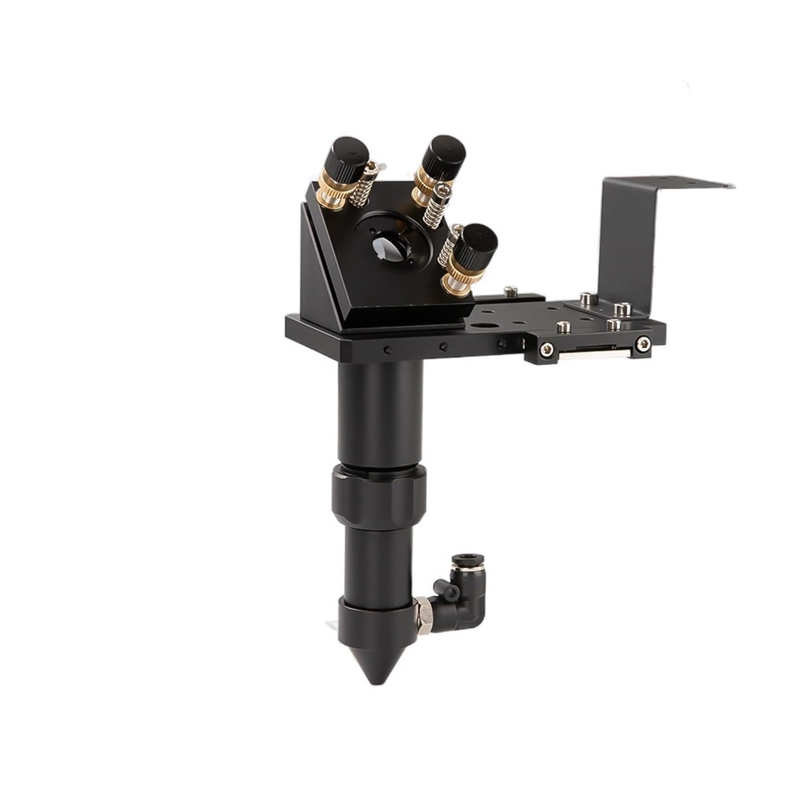 CO2 Laser Head Dia.18 FL38.1& Dia.20 FL50.8/63.5/101.6mm Mount for Laser Engraving Cutting Machine(Black)