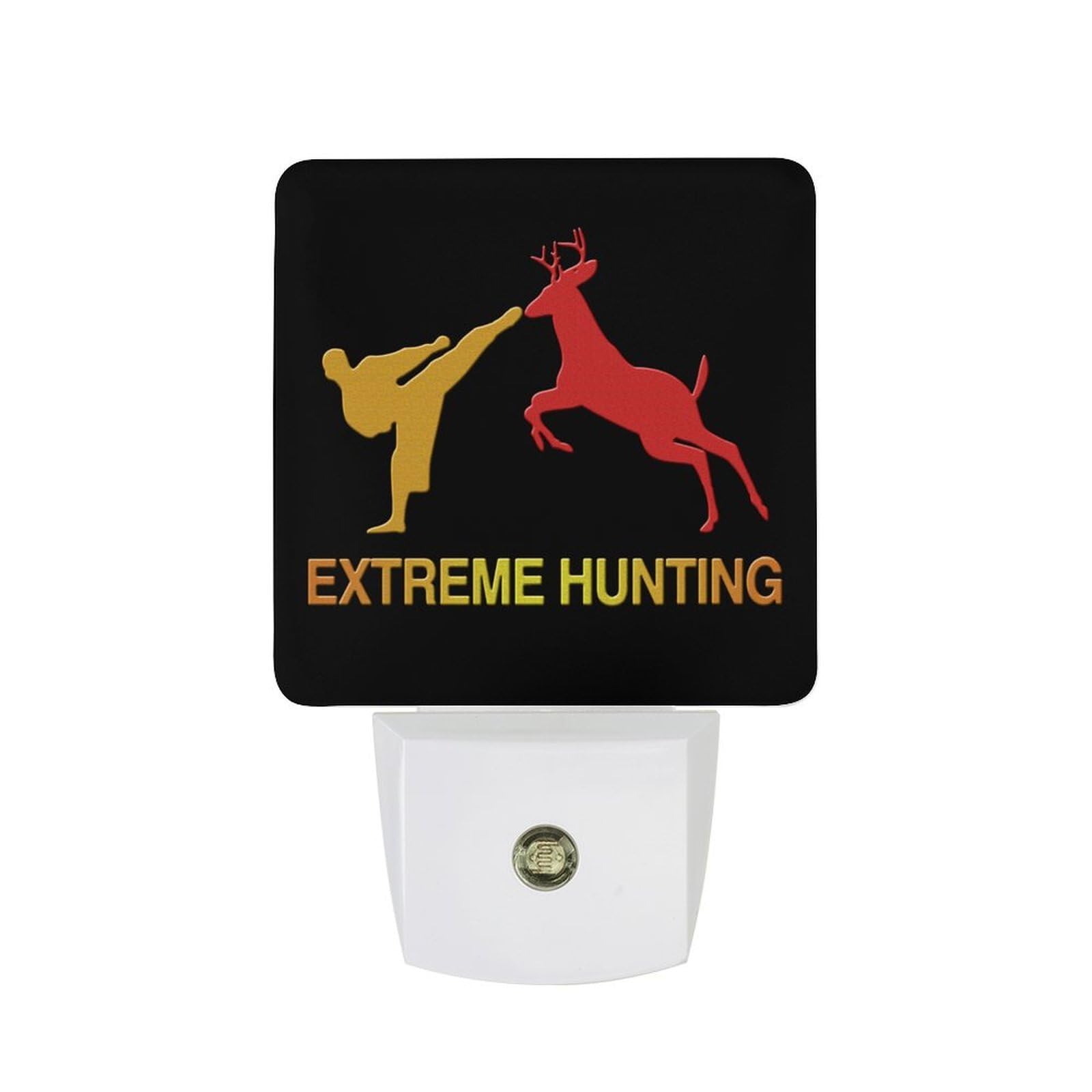 Nqrxadcrt Style Fuck It I'm Going Hunting Night Light Plug In Wall Lights Bedside Lamp Bedrooms Home Hallways Decoration