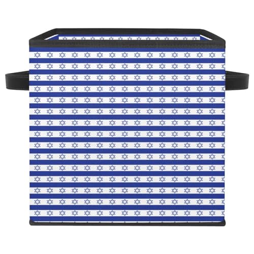 Boîte de rangement avec poignées et structure pliable pour vêtements