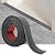 5 Ft Floor Transition Strip Self Adhesive Flooring Transitions Vinyl Floor Cover Strips Floor Bar Flat Divider Strip Laminate Floor Joining Trim Strip Wood Grain Design (5cm, Gray)